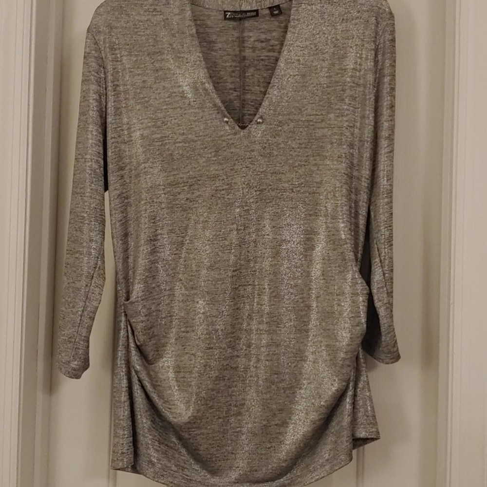 Silver shirt